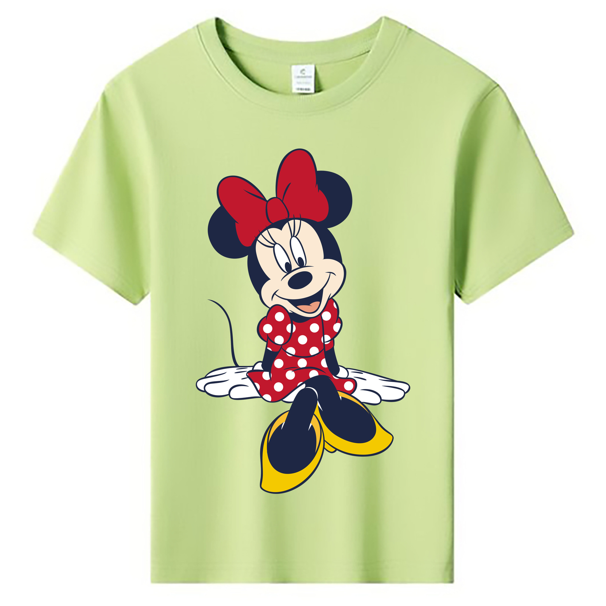 ミッキーマウス Mickey Mouse 綿100％キッズTシャツ（フロントプリント）